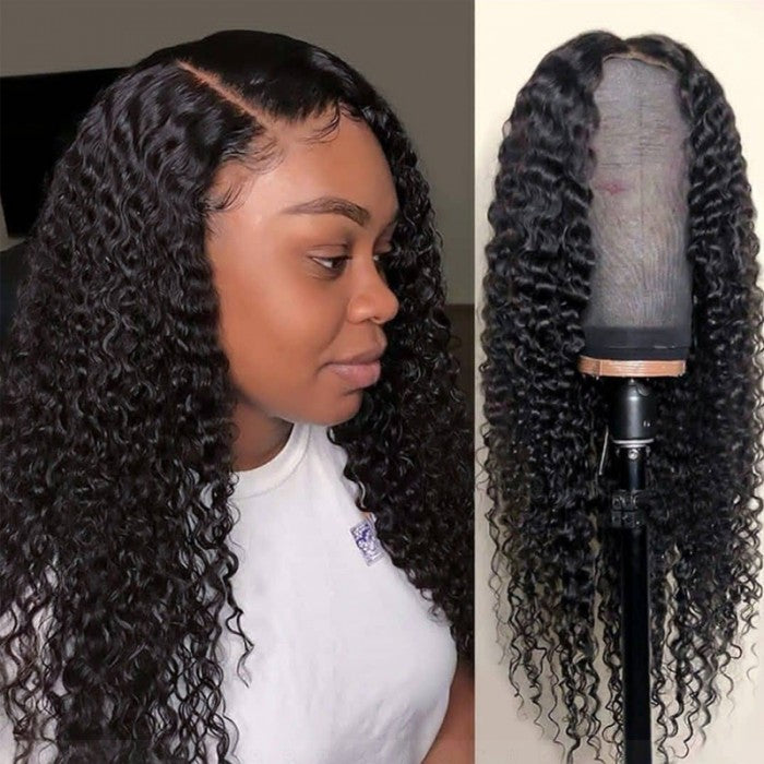 13x6 deep wave Lace Front Wigs 150% Density Pre Plucked natural hair wigs