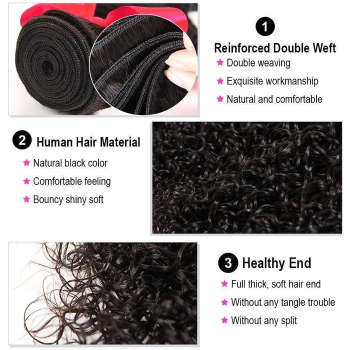 2PC Curly Best Human Hair Bundles