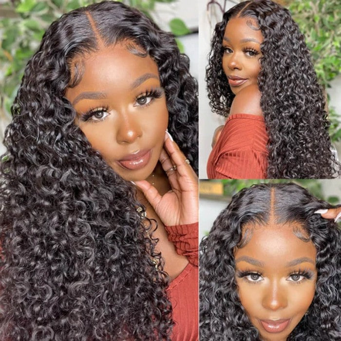 Undetectable Invisible Glueless Lace Real HD Lace Wig Curly Hair