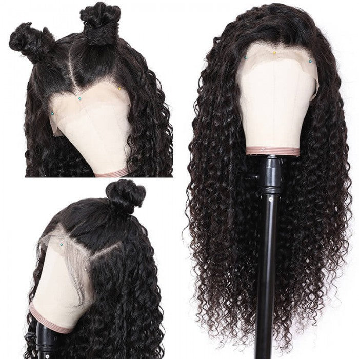 13x6 deep wave Lace Front Wigs 150% Density Pre Plucked natural hair wigs