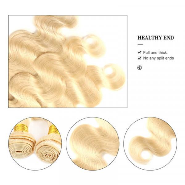 4PC Body Wave 613 Color Best Human Hair Bundles