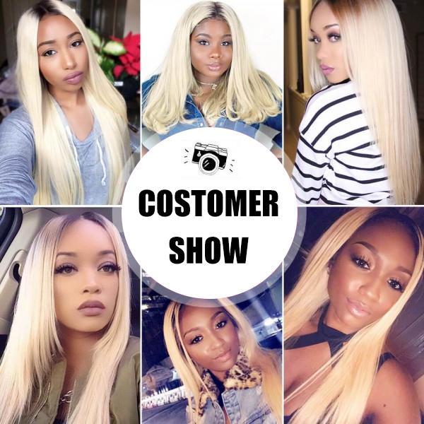 4PC Straight 1b/613 Color Best Human Hair Bundles