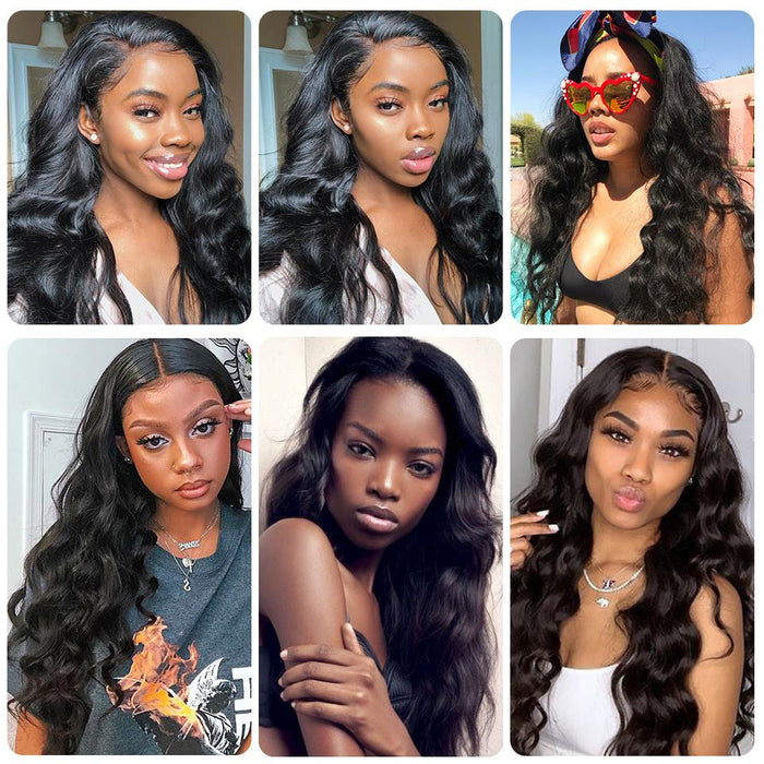 Body Wave 13x4 Lace Front Human Hair Wigs