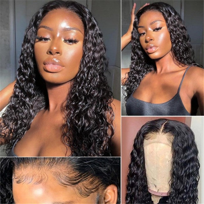 Deep Wave 13x4 Lace Front Human Hair Wigs